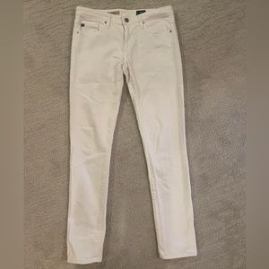 AG Denim White Skinny Jeans Size 27